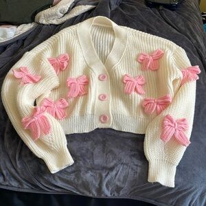 Bow cardigan